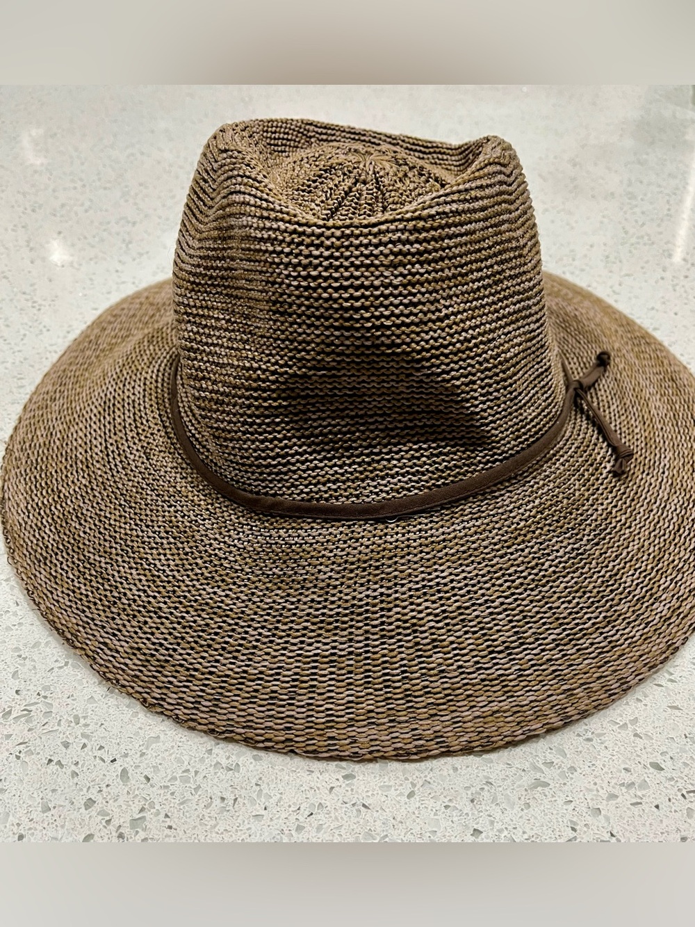 Wallaroo Hat Company Women's Victoria Fedora Tan Adjustable Internal Drawstring - Picture 2 of 7